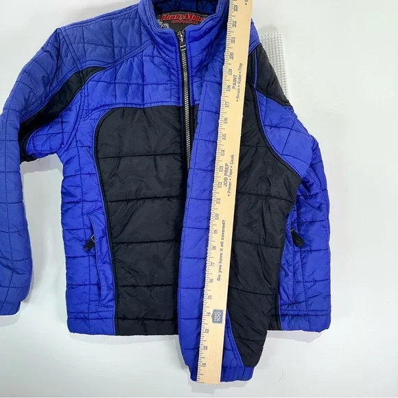 Spyder Kids Ski Jacket Performance Insulated Blue Black XL - Picture 14 of 14